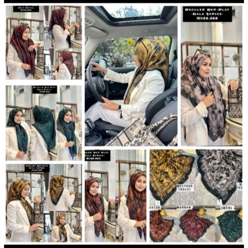 Hijab journey ternew√Segiempat voal premium√