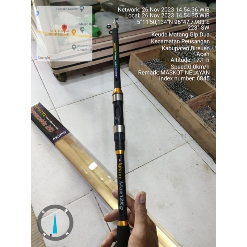 ROD TELESCOPIC HIVE BARACUDA