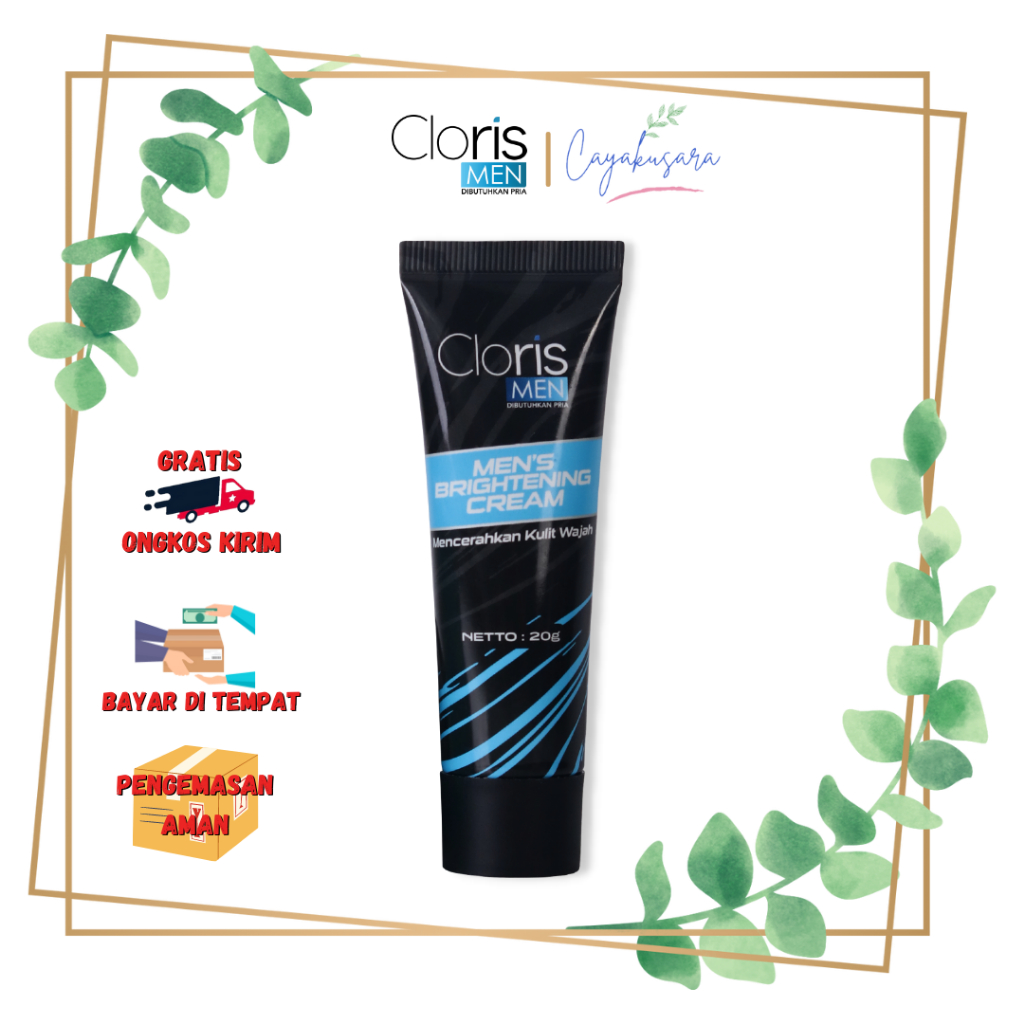Clorismen Brightening Cream - Cream Wajah Pria Untuk Pemutih Wajah