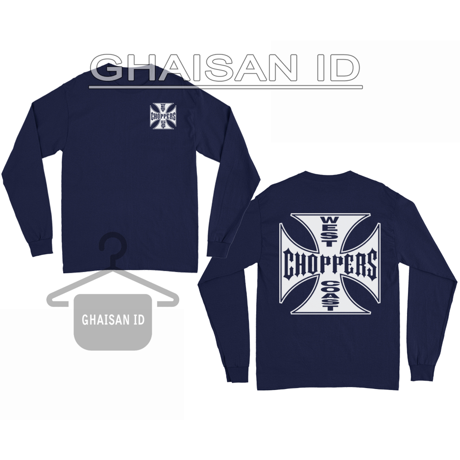 Kaos Longsleeves lengan panjang west coast choppers - baju atasan west coast choppers - Ghaisan Id