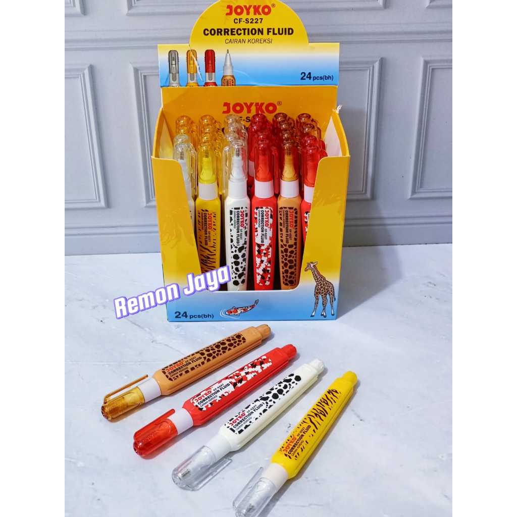 

TIP EX Correction Fluid Cairan Koreksi / Penghapus Cair Joyko CF-S227 per 12 pcs / 6 pcs