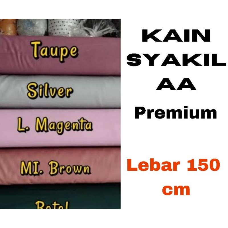kain shakila premium per 0,5 m shakila syakila Torino serat