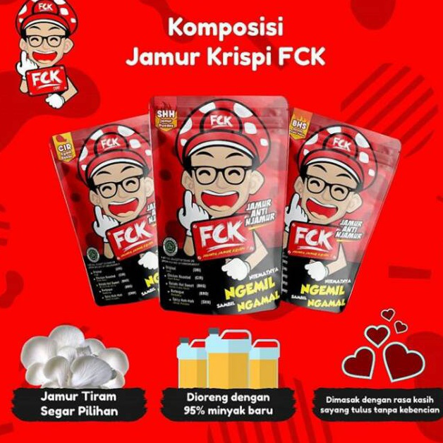 

FCK Jamur Crispy Enak Readystock ♬