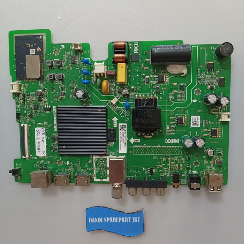 MB led tv hisense - mainboard tv hisense led 32 inch - modul - mainboard led tv hisense 32a31fxat 32