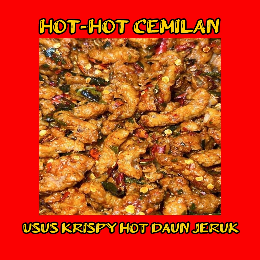 

(COD) USUS CRIPSY HOT DAUN JERUK 500 GRAMHOT JELETOT