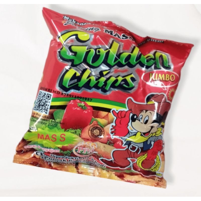 

TERMURAH! Golden Chips/Potato Chips - Jajan Jadul Kentang Rasa Gurih