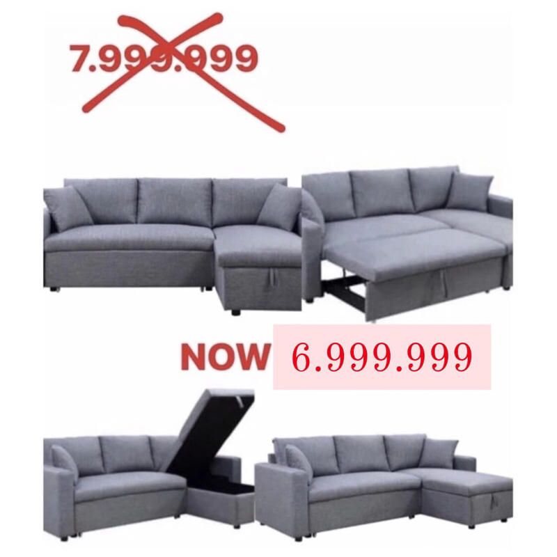 Sofa Bed L Camila Reclining Tarik Box Penyimpanan By Bavarian Pro Design