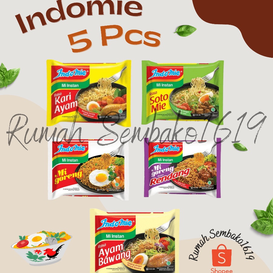 

SXHG7421 READY STOK INDOMIE ISI 5 PCS