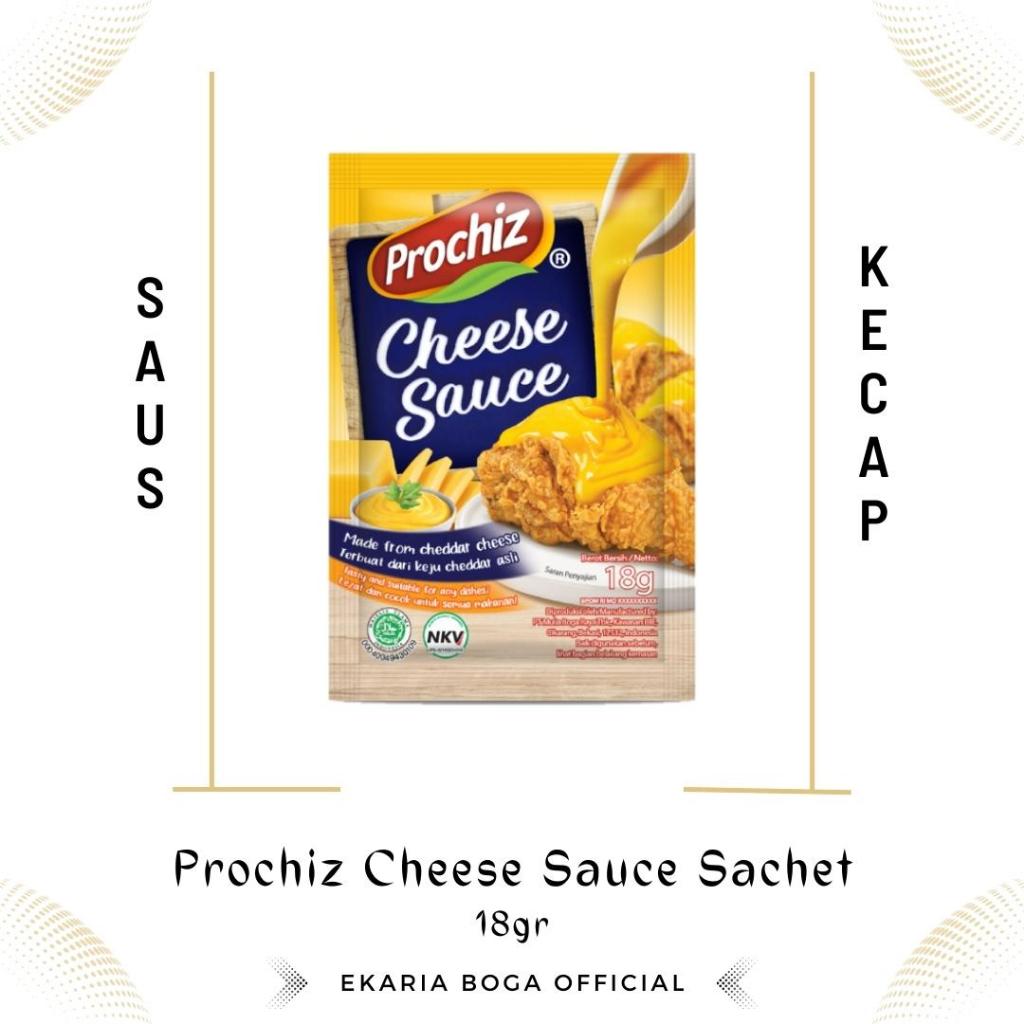 SAUS KEJU CHEDDAR | PROCHIZ CHEESE SAUCE | PROCHIZ CHEESE SAUCE SACHET 18GR