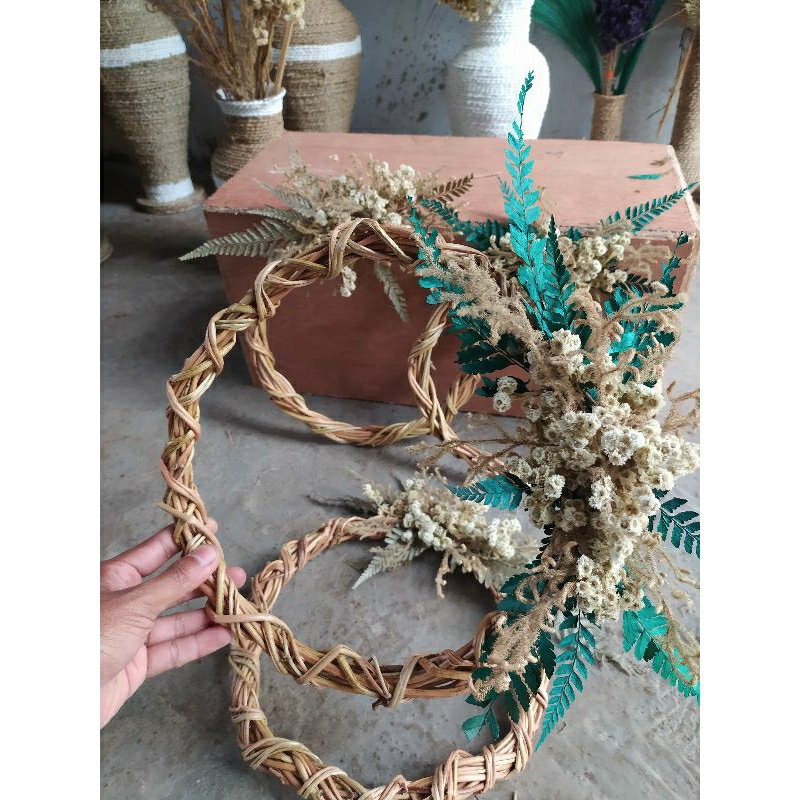 akar manon dekorasi ,ring akar manon Diameter 20cm