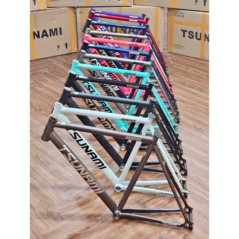 Frame Sepeda Fixie Tsunami Bike SNM100 Alloy