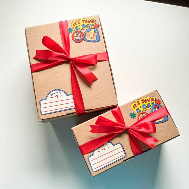 

Packing Gift Box / Gift Wrap / Bungkus Kado / Kartu Ucapan (Baca Deskripsi)