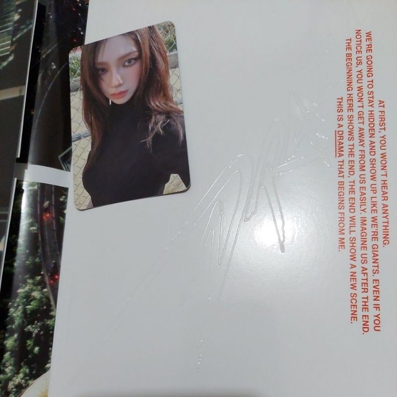 Aespa DRAMA 4th Mini Album Official Karina Photocard B Version ( Sequence Version )