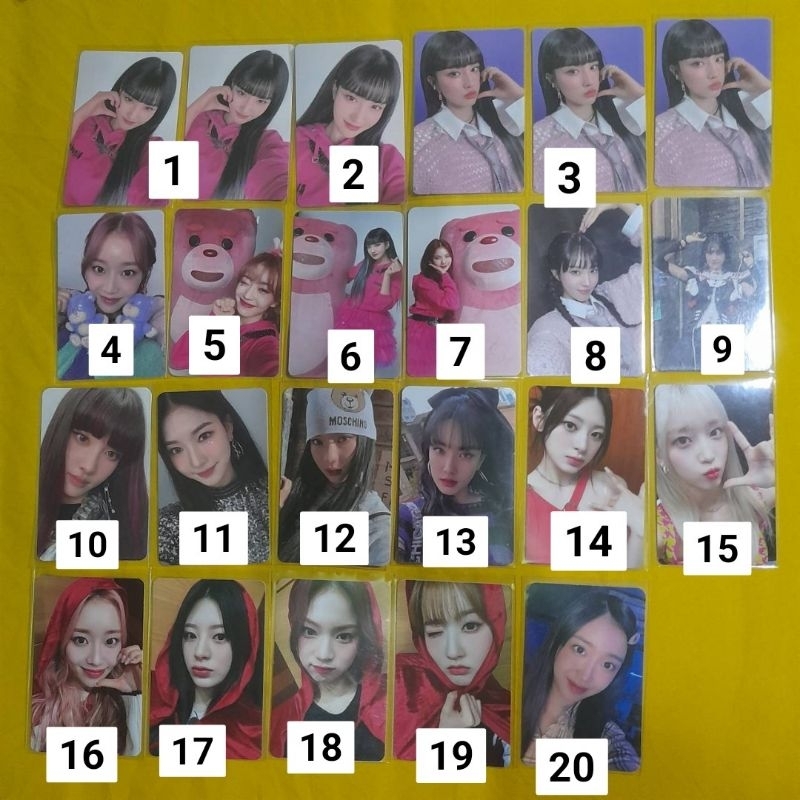 Photocard PC STAYC in Chicago Teddy Bear Bellygom Album Withmuu Isa Yoon Sieun Sumin Bubble Teenfres