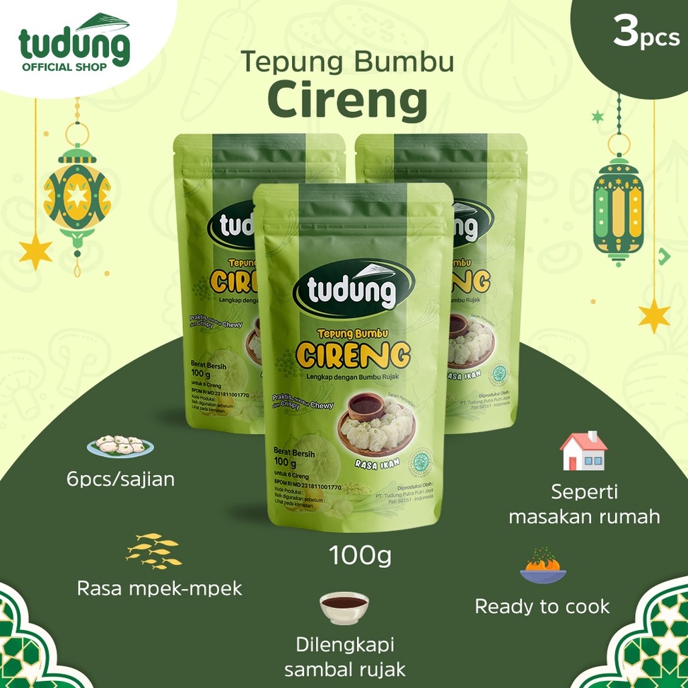 

0W427L83 Tudung Tepung Bumbu Cireng 100g Bundling 3 z0zfa