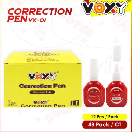 

Terlaris [12 PCS] TIPEX - TIP EX - TIPE X CAIR CORRECTION PEN CORECTION TAPE MURAH