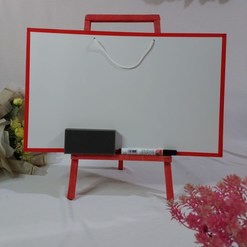 

Papan Tulis Penyangga/White board Penyangga Ukuran 30×50cm/White Board Karakter/White Board Anak Karakter