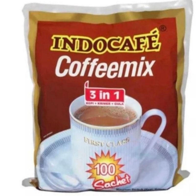 

INDOCAFE COFFEEMIX 3 IN 1 SACHET ISI 100 BKS