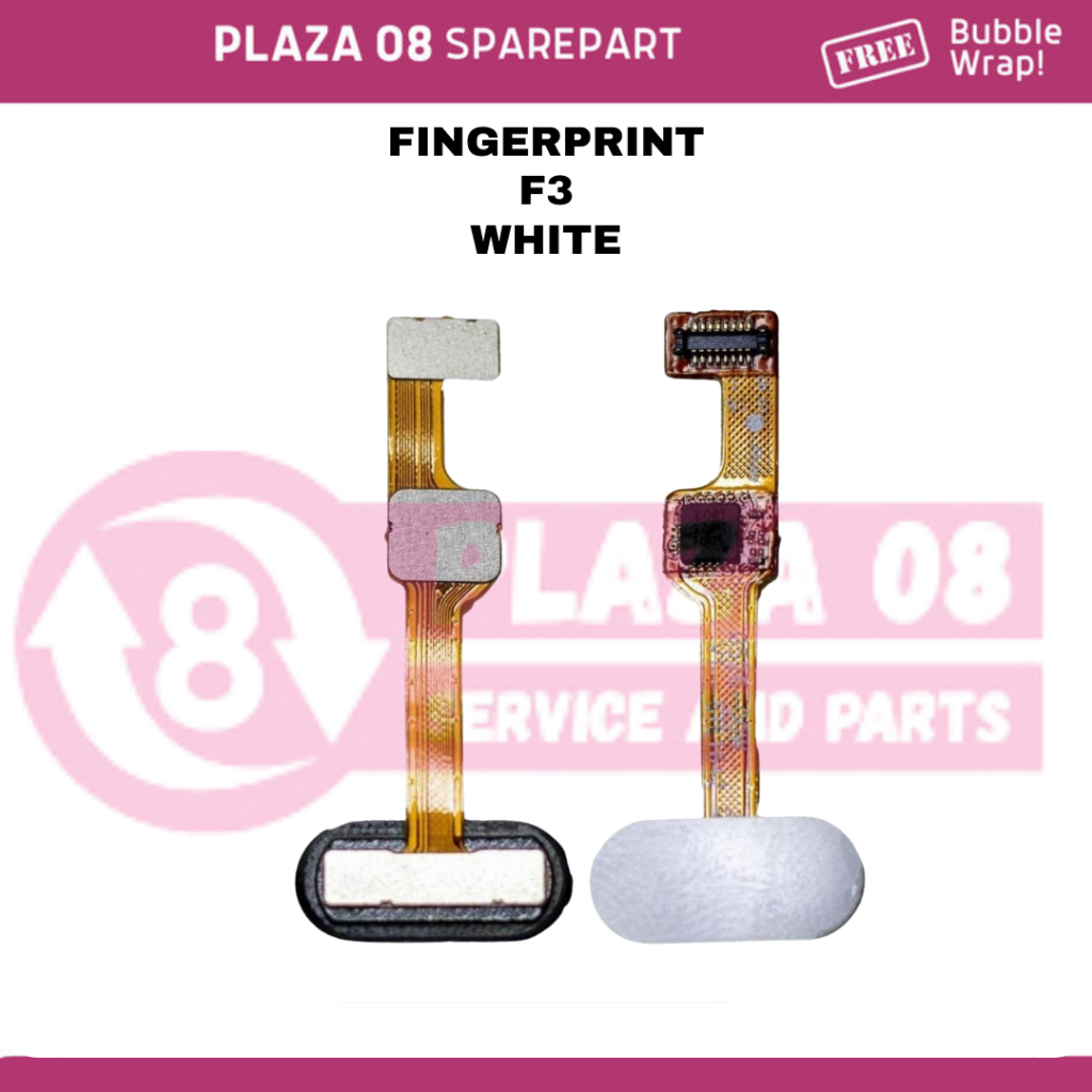 FLEXIBLE FINGERPRINT OPPO F3 WHITE