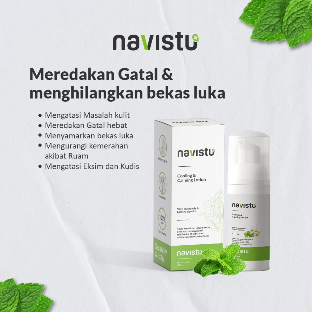 NAVISTU Lotion penghilang bekas luka anak dan pereda Gatal pada anak