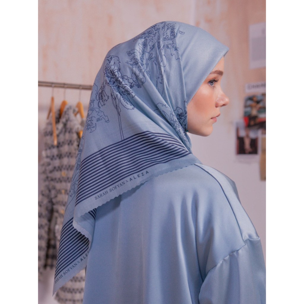 Aleza Safra Scarf Blue