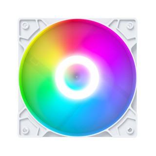 Fan Casing RGB 12cm White / Kipas Kesing Cpu PC Komputer Putih