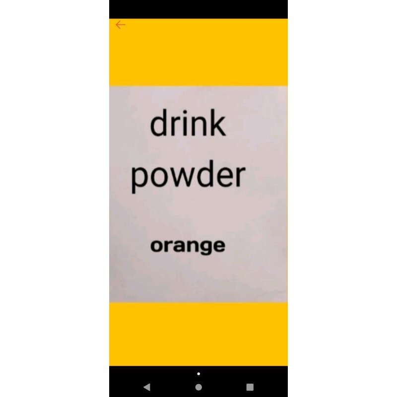 

serbuk rasa buah orange 3g