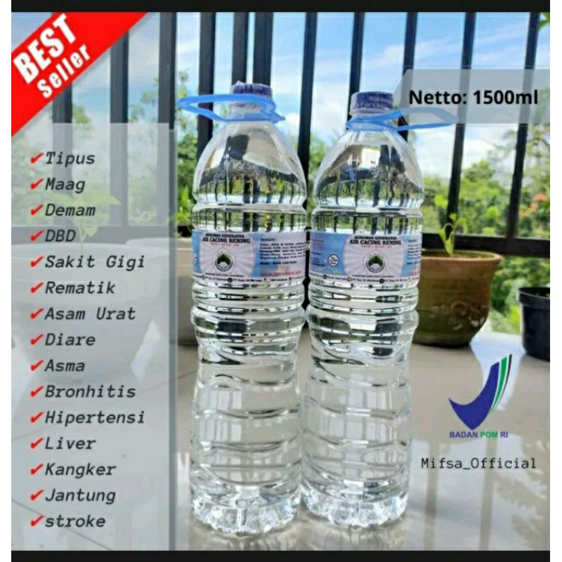 

OBAT TURUN PANAS AIR CACING BENING RUQYAH + AIR ZAM - ZAM | ukuran besar 1500 ml