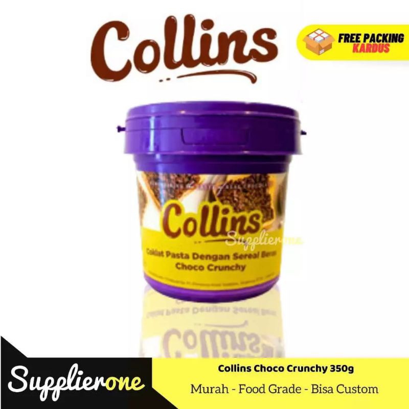 

Collins Dip Glaze 350g / Toping Donat Collins / Selai Donat / Collins Selai Donat
