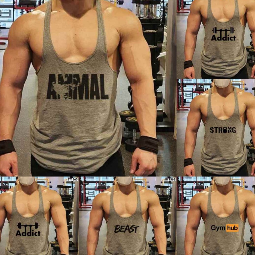 Promo SINGLET OVERSIZE GYM PRIA OLAHRAGA FITNESS TALI KECIL RUNNING TRAINING SPORT WEAR KUTANG.