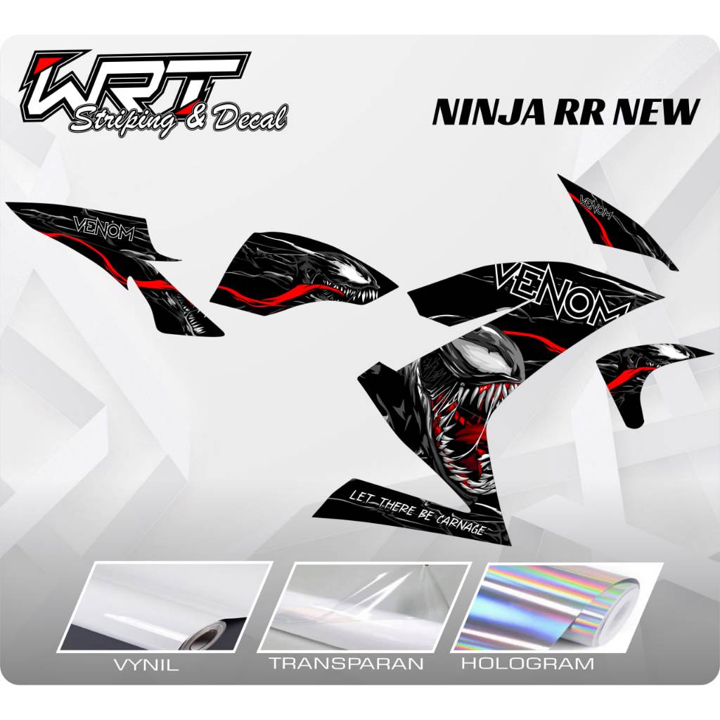 Striping Ninja RR-Stiker Ninja RR New SE Venom