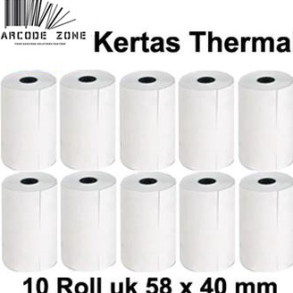 

Kertas Struk Thermal Paper / POS Mobile Printer - EDC VSC 58x40mm -13