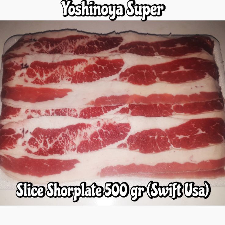 

Beef Slice Shorplate 500 gr /Yoshinoya Super