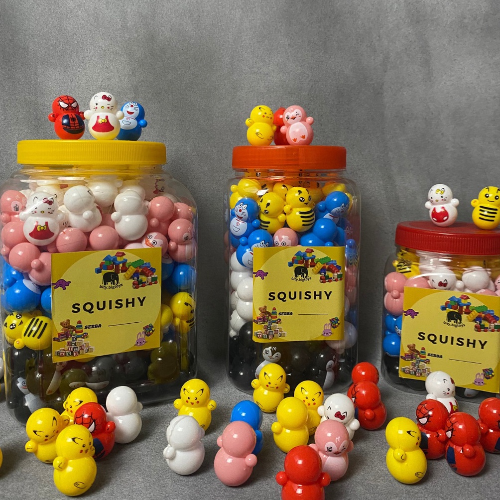 Miliki Sekarang Paket SQUISHY DAN MAINAN usaha mainan serba 1000 / PAKET WARUNG PQT