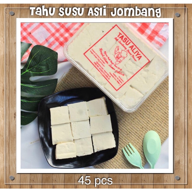 

Tahu Susu Tasu Aliya asli Jombang 45 pcs