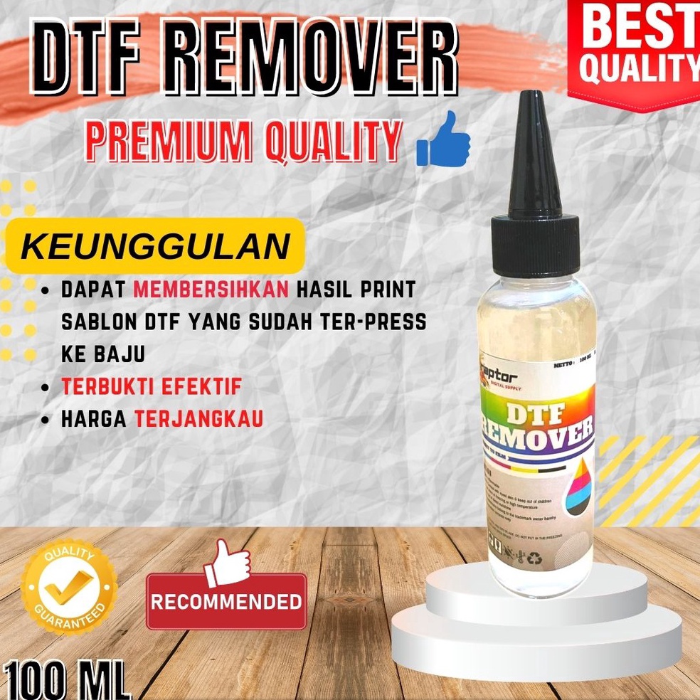 CHEKOUT PEMBERSIH SABLON DTF REMOVER 100 ML