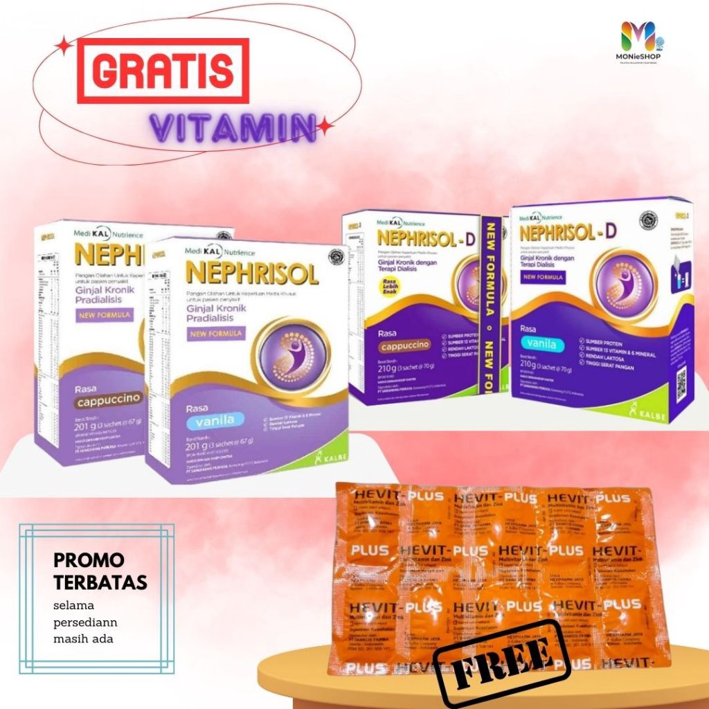 

Terbaik Nephrisol 201gr / Nephrisol - D 231 gr murah