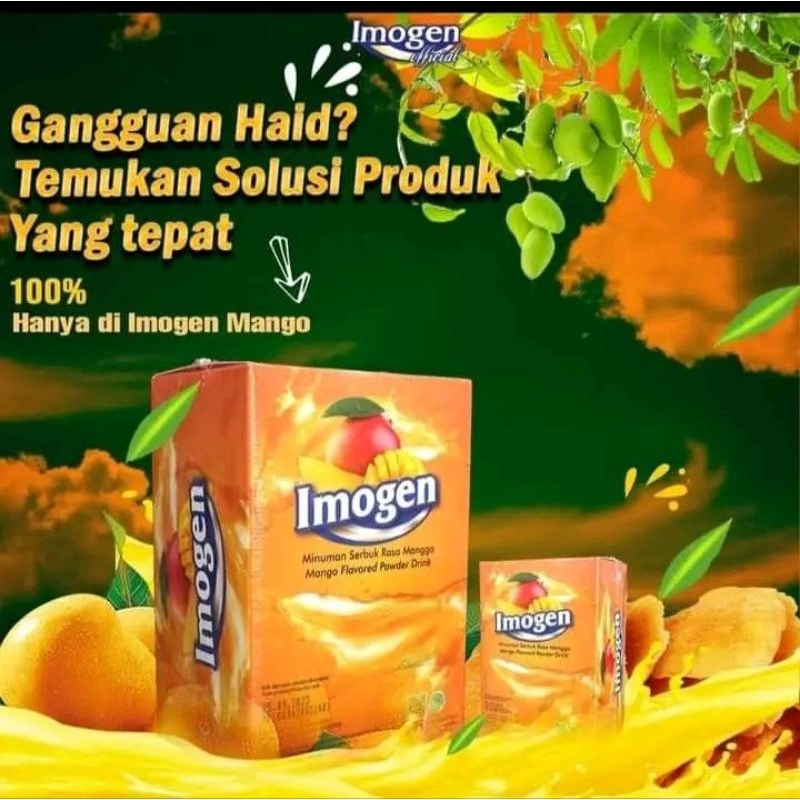 

IMOGEN MANGO (Isi 1 Sachet ) SOLUSI MASALAH KEWANITAAN