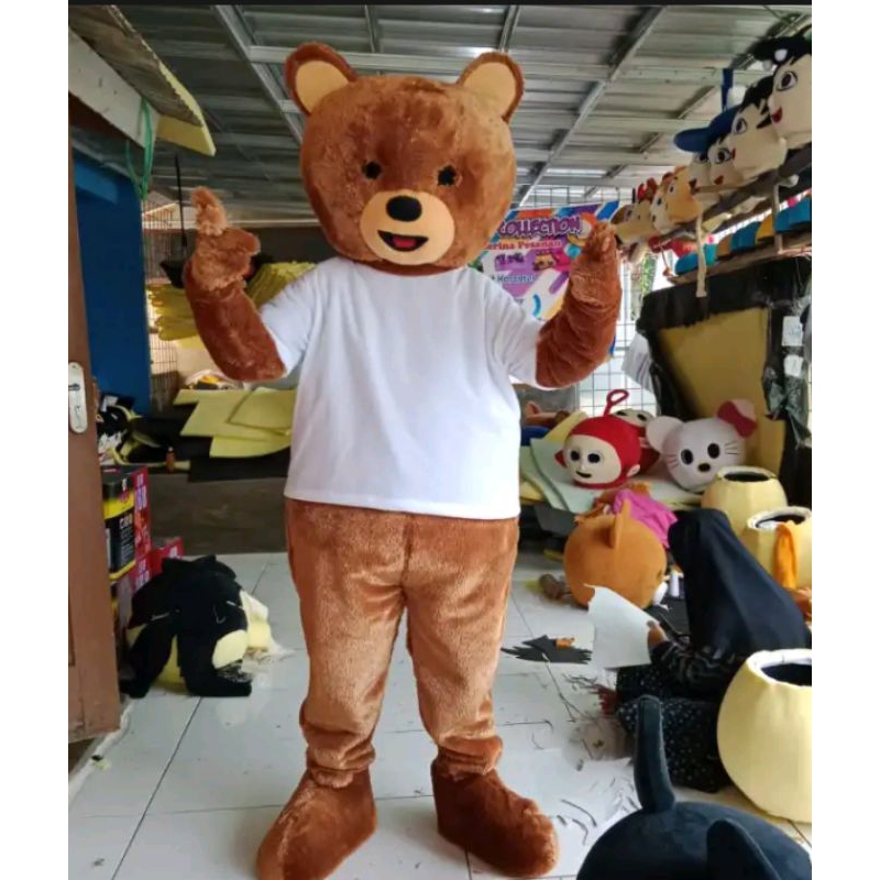 Kostum beruang line kostum badut kostum murah baju badut baju badut murah