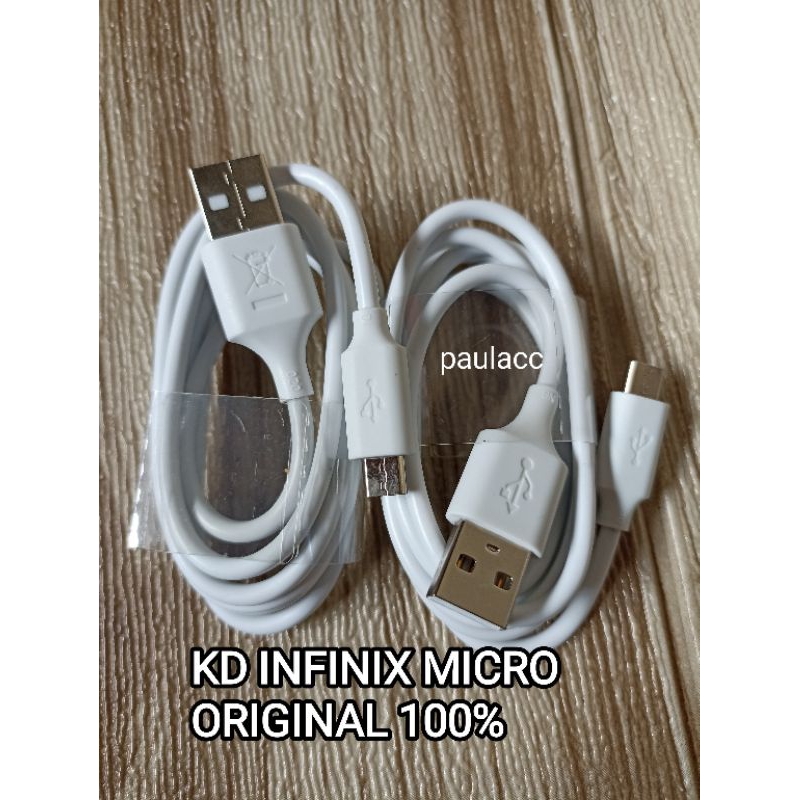 Kabel Data Infinix Micro Fast Charging Copotan Original 100%