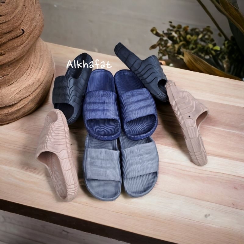 sendal pria slip on karet eva empuk ringan