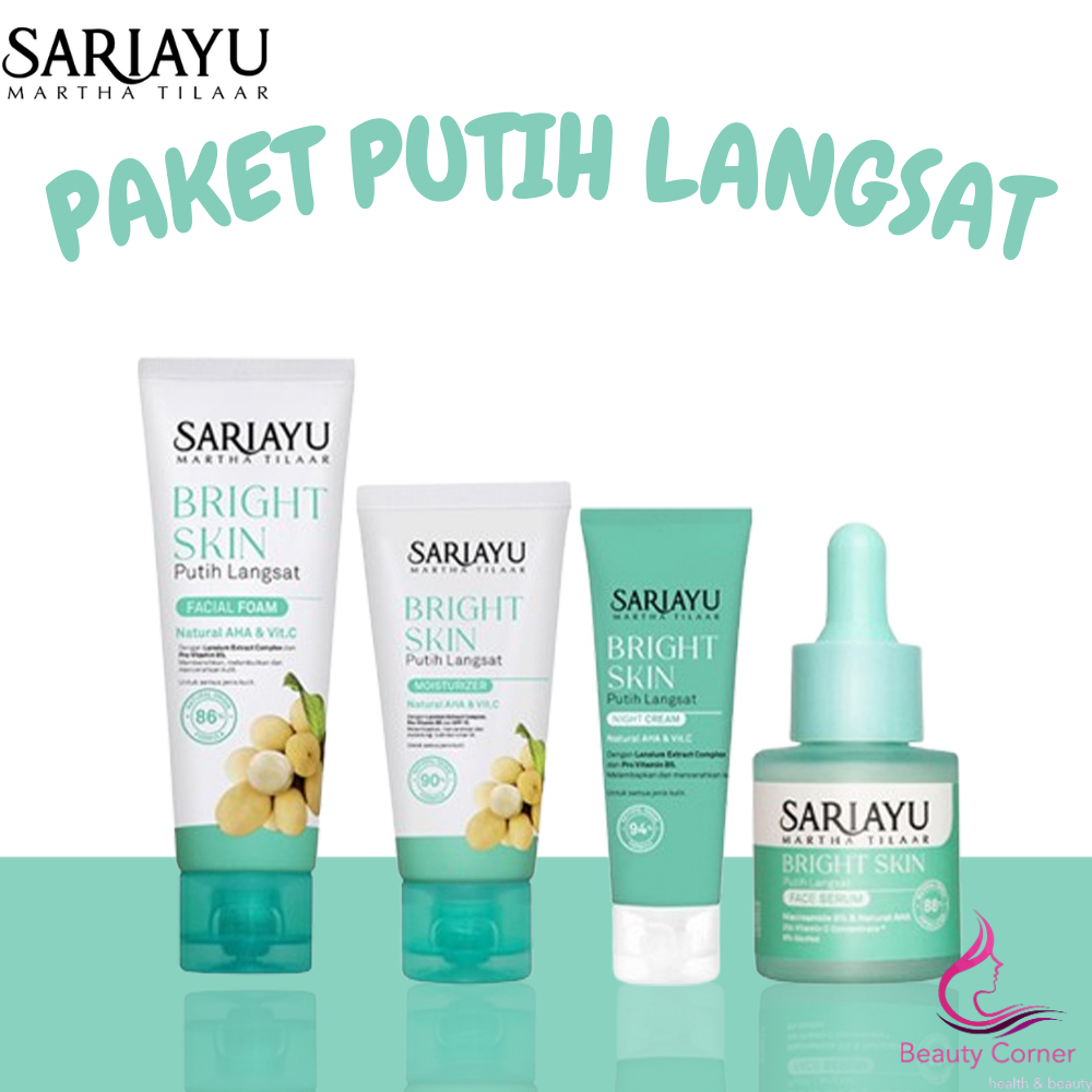 Sariayu Paket Bright Skin Putih Langsat Basic Skincare