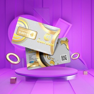 OKHI - 500pc Coin Gold 0.001 gr Logam Mulia 0.001 gram Coin Gold Coingold Babygold Mini gold Minigra