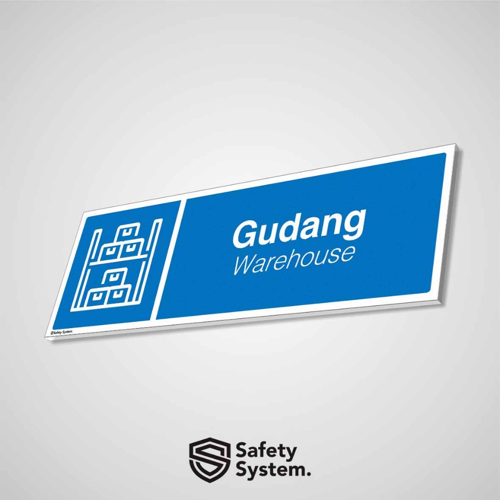 

Sign Plakat Safety K3 Penanda Ruang Gudang Warehouse