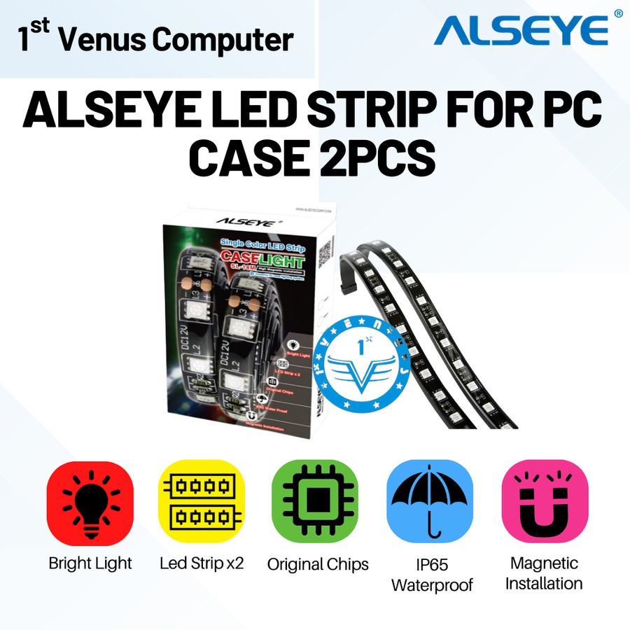 LED STRIP ALSEYE FOR PC CASE 2PCS / ALSEYE LED STRIP / FAN17-ALY