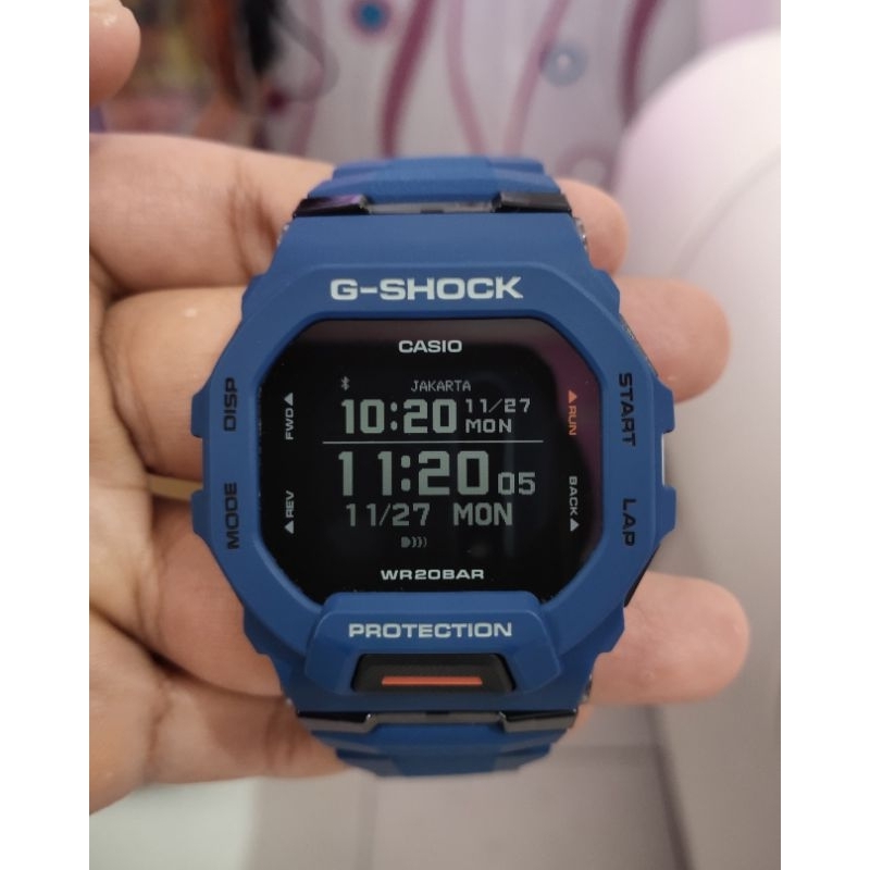 Jam casio Gshock GBD 200 Blueetooth Second