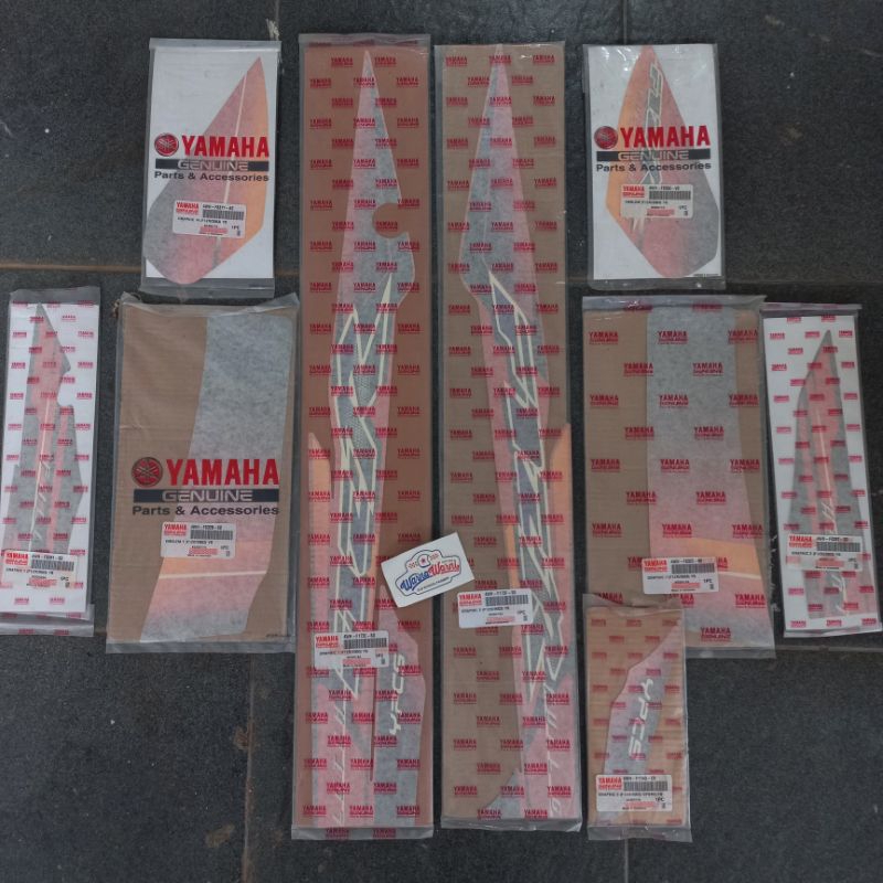 Strip striping lis grapik F1ZR FIZR oren orange hitam  2003