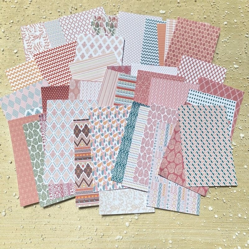 

40pcs Pastel Pattern Paper for Scrapbook Journaling non-repeating