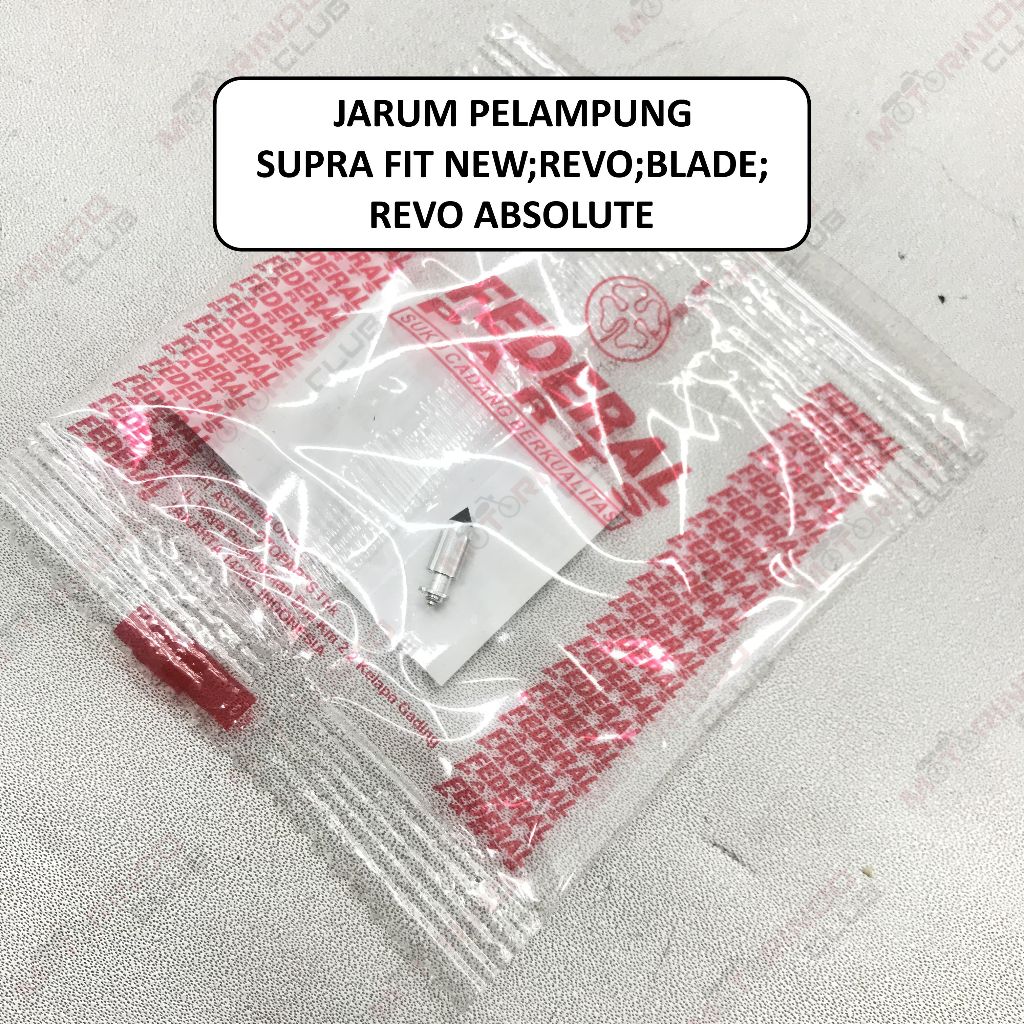 Jarum Pelampung Motor SUPRA FIT NEW ; REVO ; BLADE ; REVO ABSOLUTE Merek Federal ( Kode Part : FP-16