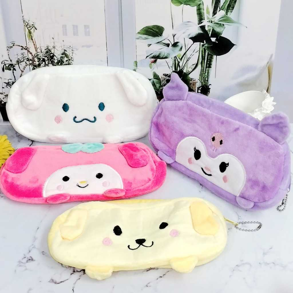 

Kotak Pensil Kain Sanrio Kuping dan Kaki V2 bahan halus Best Quality / Tempat Pensil SANRIO Ada Kuping dan Kaki LUCU imut Favorit Anak Alat Tulis Sekolah Best Seller bisa Grosir dan COD